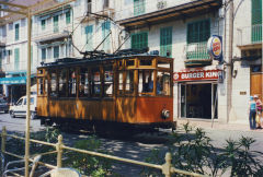 
Tram '2' at Port de Soller, May 2003